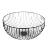 Servies|ohgreen WIRE MAND ZWART D35CM H15CM