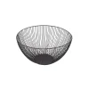 Servies|ohgreen WIRE MAND ZWART D25CM H14CM