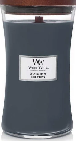 Geuren|ohgreen Woodwick Geurkaars evening onyx Large