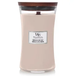 Geuren|ohgreen Woodwick Geurkaars vanilla & sea salt Large