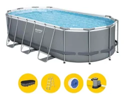 Zwemmen|ohgreen Zwembad Power Steel oval pool set